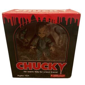 Childs Play Chucky Figure 5" New in box interchangable moveable arms w/ weapons